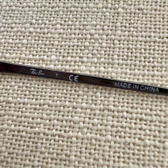 Ray Ban Women’s Erika Phantos Cat Eye Metal Sunglasses Black - Picture 9 of 10